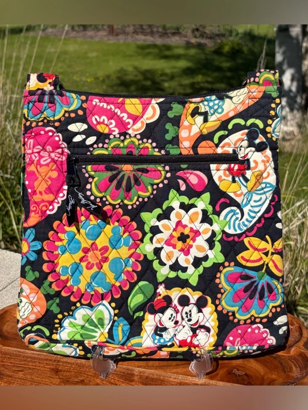 Disney Parks Vera Bradley Hipster Crossbody “Midnight with Mickey” Like New - Picture 10 of 17